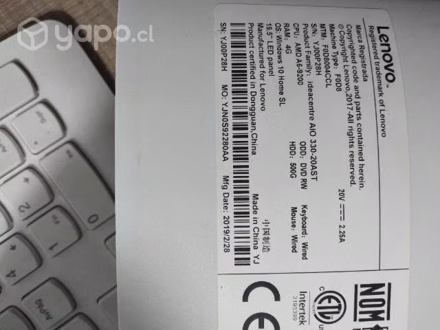 Lenovo All in One