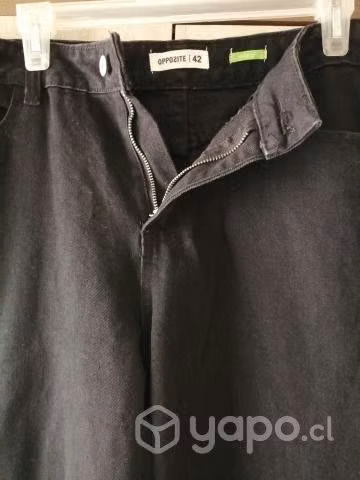 Jeans negro opposite talla 42 - Imagen 3