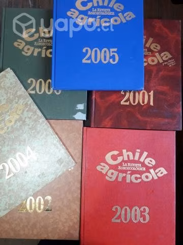 Chile agrícola / revista agroecológica / 6 tomos