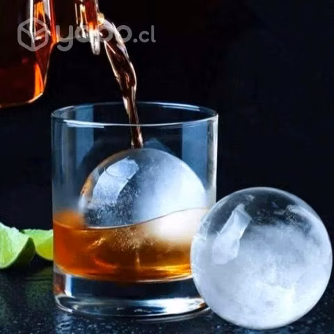 Set 2 moldes para hielo forma de Esfera - Imagen 2