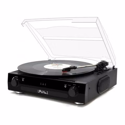 Tocadiscos Tornamesa Vinilo 3 Velocidades Moderno