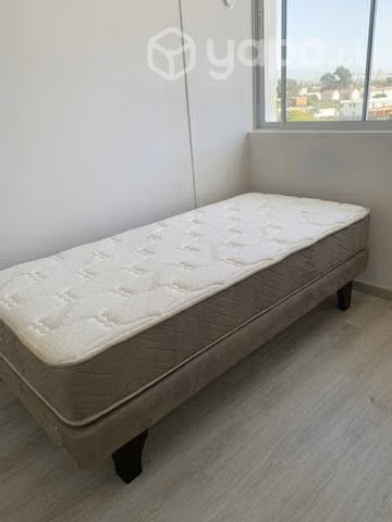 Cama 1 plaza bambú nueva