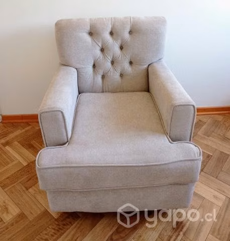 juego de living capitone como nuevo - Imagen 5