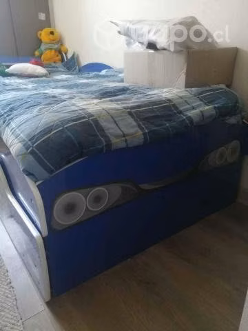 Cama nido infantil auto