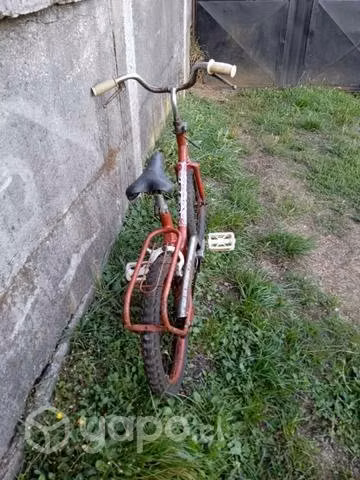 Bicicleta clásica funcionando