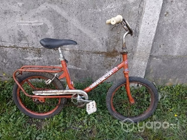 Bicicleta clásica funcionando
