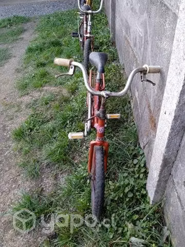 Bicicleta clásica funcionando