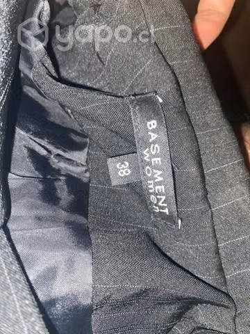 Blazer negro Basement original talla 38 - Imagen 3