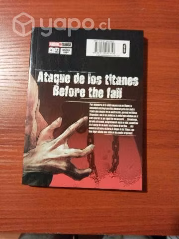 Manga Ataque de los titanes before the fall tomo 1