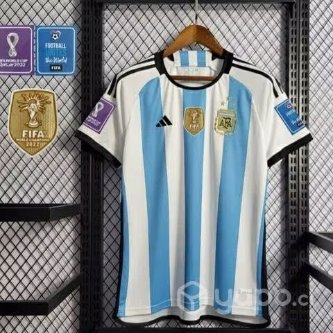 Camiseta Argentina Campeón Mundial Mundo Qatar 22