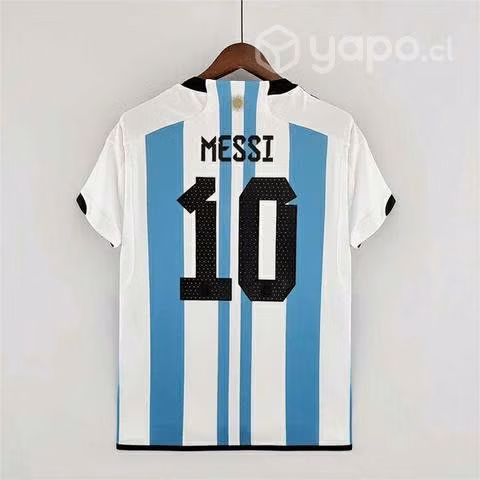 Camiseta Argentina Campeón Mundial Mundo Qatar 22