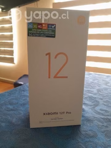 Xiaomi 12 T pro Black nuevo doble sim