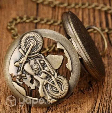Reloj De Bolsillo Retro Mr Bike Metalico Am16