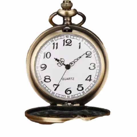 Reloj De Bolsillo Retro Mr Bike Metalico Am16