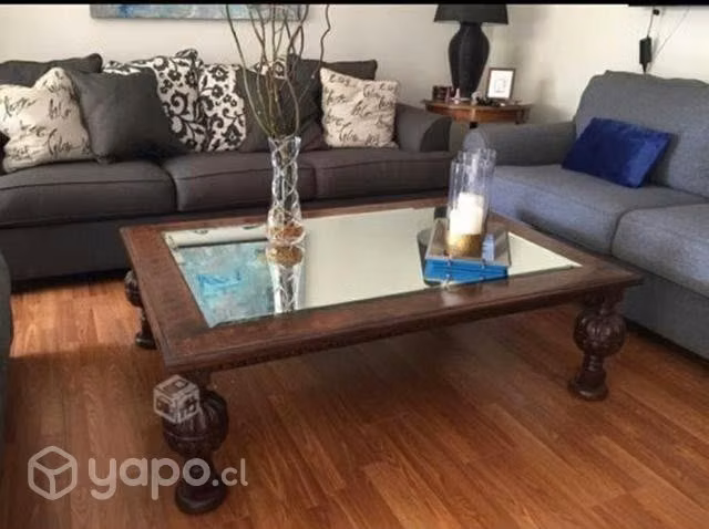 Mesa de centro con espejo biselado - Imagen 2