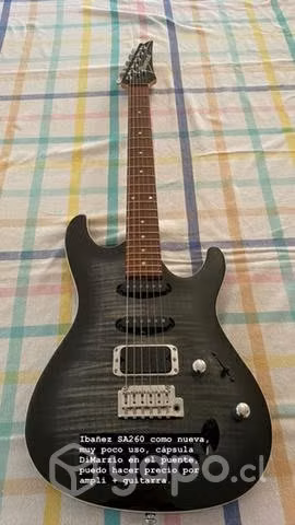 Guitarra Ibanez SA260 y amplificador BOSS nuevo