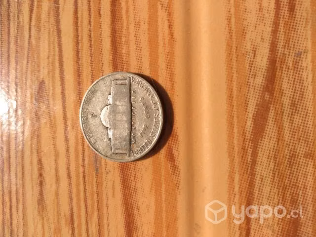 Moneda antigua estados unidos 1943 nickel - Imagen 6