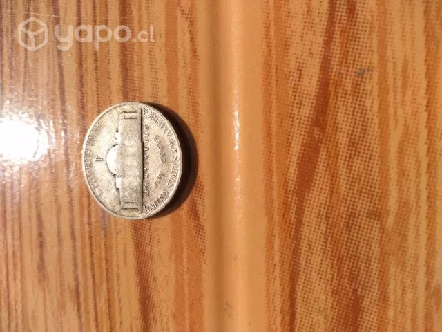 Moneda antigua estados unidos 1943 nickel - Imagen 5