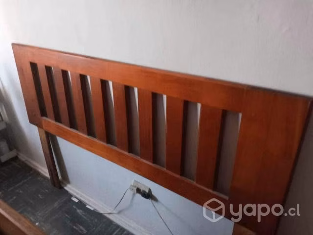 Respaldo cama madera