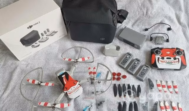 Dron jdi mini 2 fly combo + accesorios