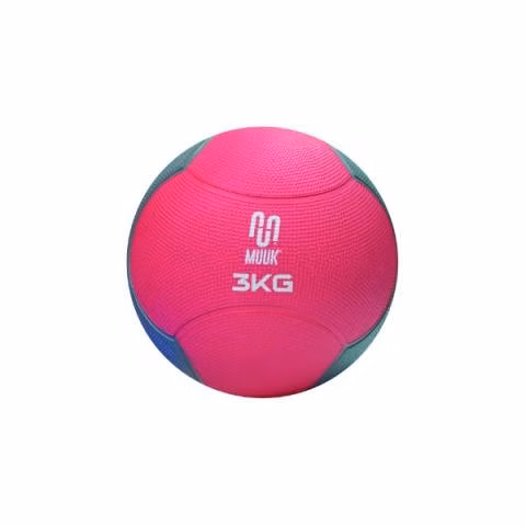 Balón Medicinal Muuk Con Rebote 3 Kg