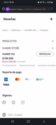 Huawei y9a - Imagen 2