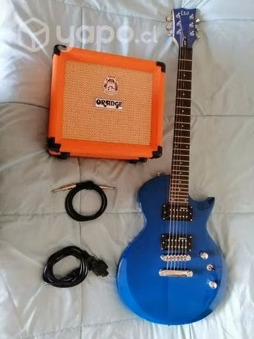 Guitarra eléctrica LTD EC-10 mas amplificado