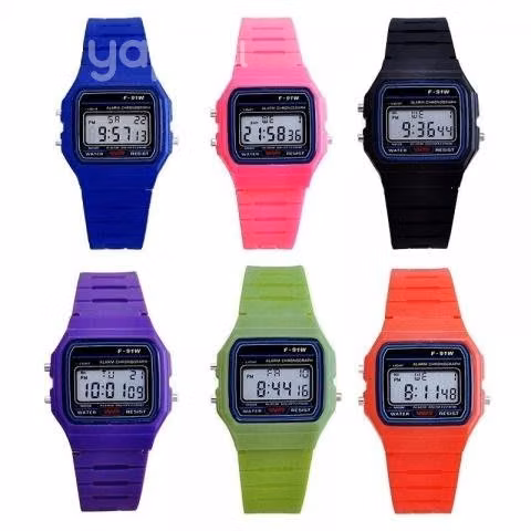 Relojes Digitales Variedad Full Color, Luz, Fecha,