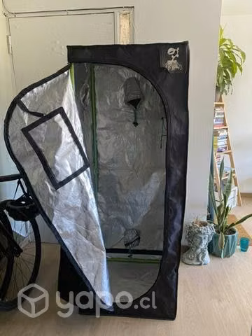 Carpa indoor + luz led 120w