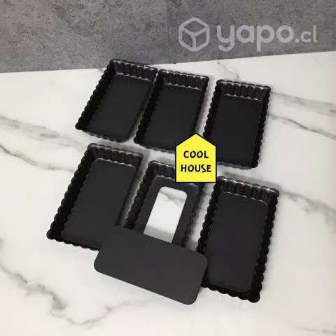 Practicos moldes rectangulares desmontables