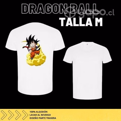 Polera algodón estampa Dragon Ball