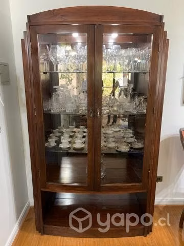 Vitrina clasica de caoba - Imagen 5
