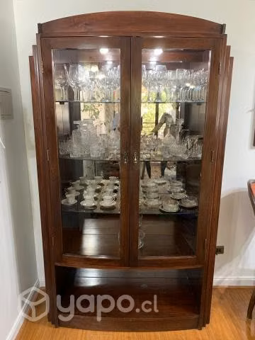 Vitrina clasica de caoba - Imagen 4
