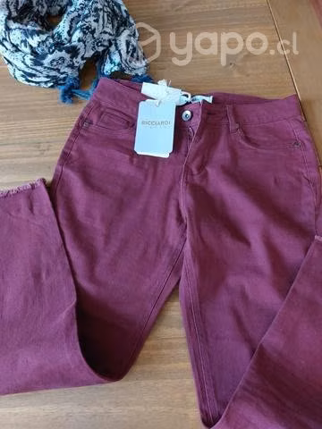 Jeans burdeo