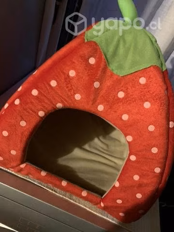 Cama de gato nueva y arenero en excelente estado