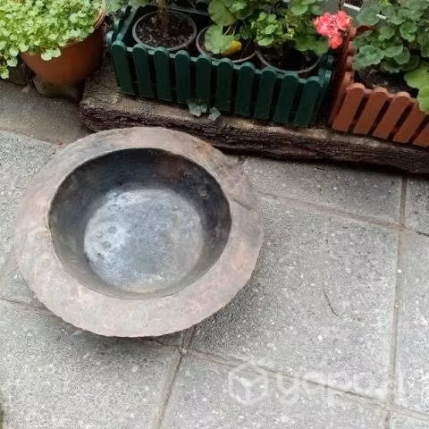 Brasero de Cobre,Hecho a Mano,muy Antiguo
