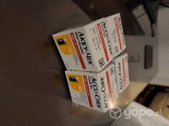 Lancetas accu check fastclix 100 unidades nuevas