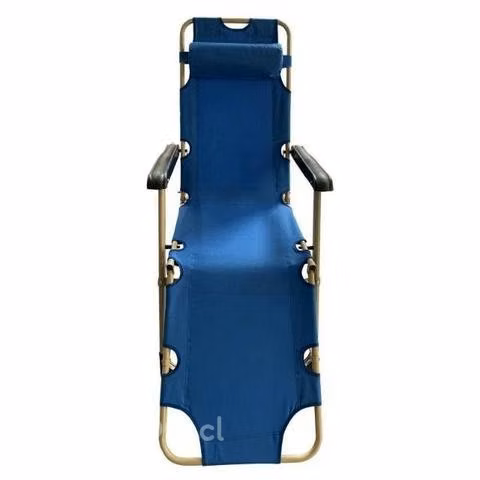 Silla reclinable para exterior novahus azul