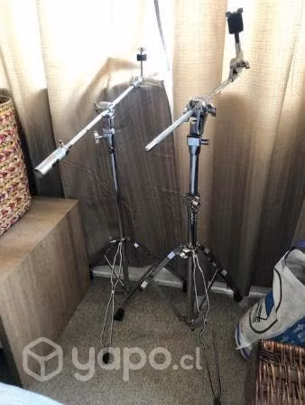 Atriles con boom RMX y Power Drum