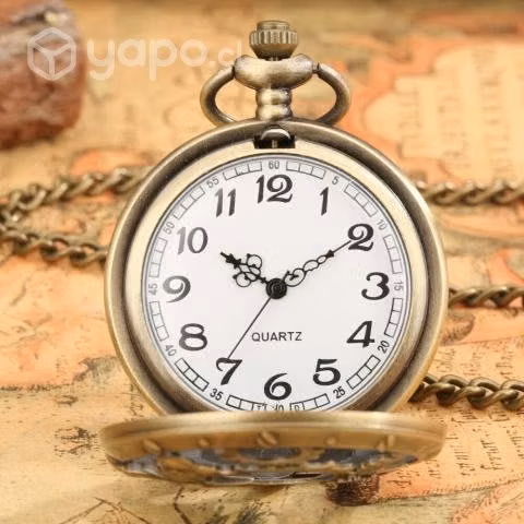 Reloj Bolsillo Doble Dragon Estilo Antiguo am57 - Imagen 5