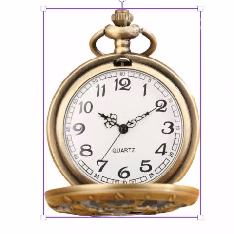 Reloj Bolsillo Doble Dragon Estilo Antiguo am57 - Imagen 4