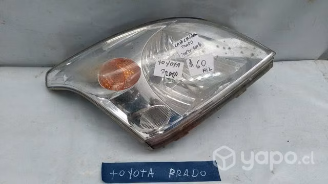 Óptico izquierdo del Toyota prado
