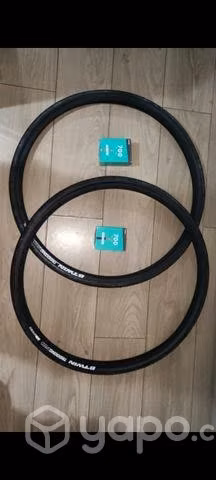 Neumaticos cubierta 700x38, incluye camaras de air