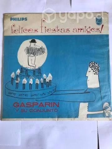 FELICES FIESTAS AMIGOS vinilo