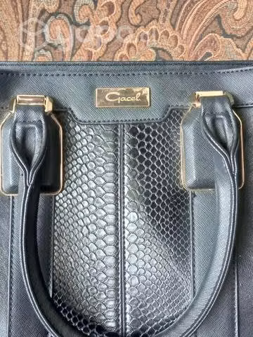 Cartera de cuero Gacel