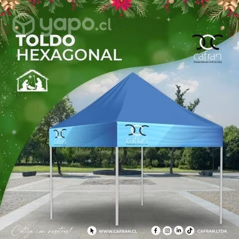 Toldo hexagonal