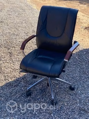 Silla escritorio negra 3 unidades
