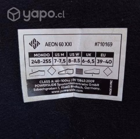 Patín Aeon Team XXI 60 Black - Imagen 5