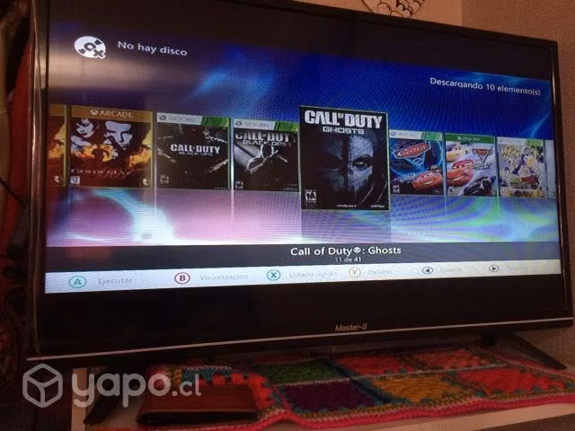 Xbox 360 Slim 2 joystick rgh + juegos