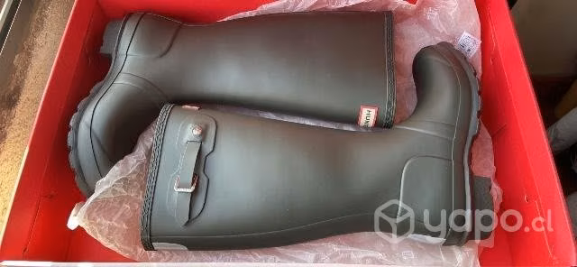 Botas Hunter Originales, color verde mate